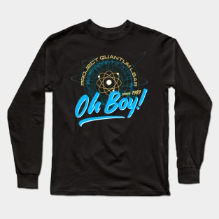 Oh Boy Time Travel Experiments Long Sleeve T-Shirt